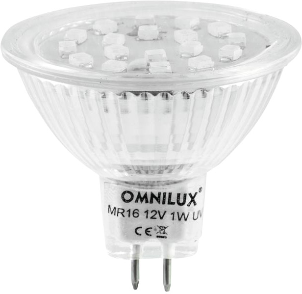 OMNILUX MR-16 12V GX-5,3 18 LED grün C 