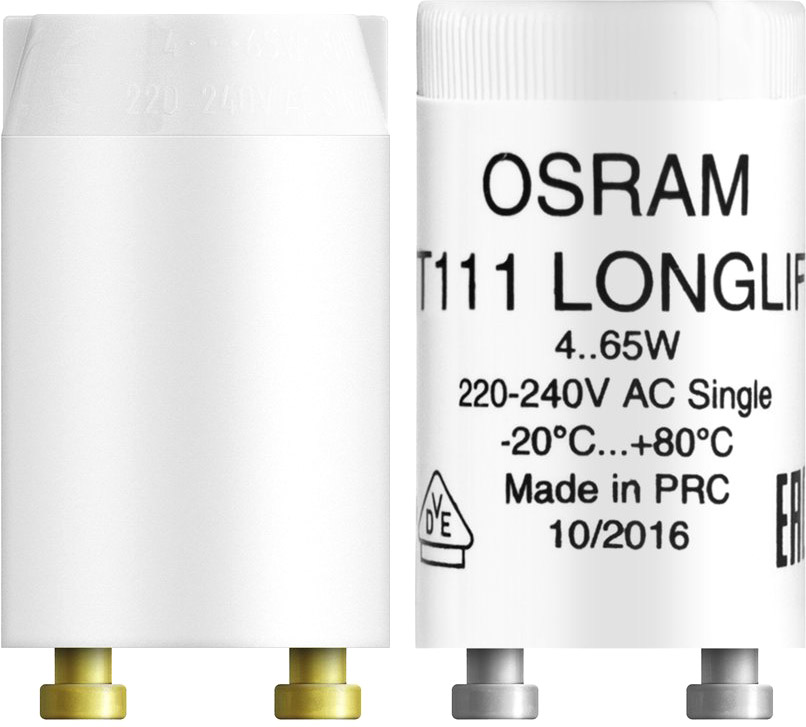 OSRAM-Starter für Einzelbetrieb bei 230 V AC ( ST 111, ST 171, ST 173) 111
