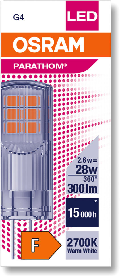 Doppelpack Osram LED Star PIN G4 Stiftsockellampe 12V Warmweiss wie 10W