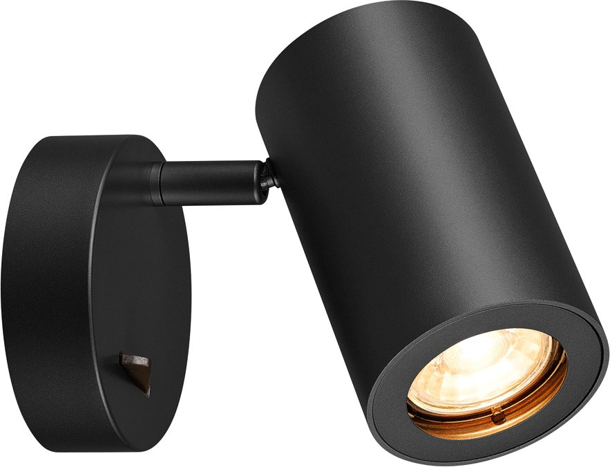 SLV ENOLA_B Wand- Deckenleuchte max 100 W schwarz zweiflammig QPAR51 