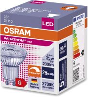 Osram PARATHOM DIM PAR16 35 36 3.4 W/2700K GU10