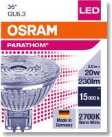 OSRAM PARATHOM MR16 20 36  2.6 W/2700 K GU5.3