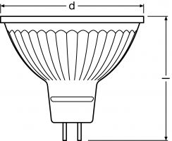 OSRAM PARATHOM MR16 35 36  3.8 W/4000 K GU5.3