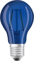 Osram LED-Lampe E27 Star Dcor CLA A 2,5W, Blau