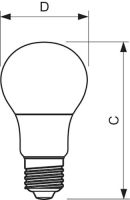 Philips CorePro LEDbulb ND 8-60W A60 E27 827