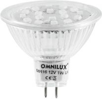 OMNILUX MR-16 12V GX-5,3 18 LED UV aktiv
