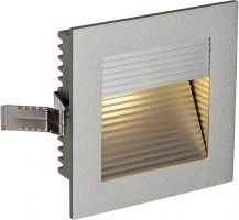 SLV FRAME CURVE, recessed fitting, LED, 3000K, square, silver-grey, incl. 