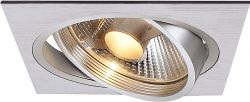 SLV NEW TRIA I ES111 Downlight, eckig, alu brushed