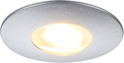 SLV DEKLED, encastr de plafond ou mural intrieur, gris argent, LED, 1W, 