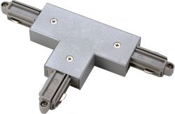 SLV T-connector for 1-circuit track, surface-mounted, outer earth, left, s