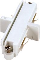 SLV CONECTOR LONGITUDINAL, para carril de montaje monofsico, blanco, elc