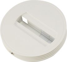 SLV CEILING PLATE for 1-phase high-voltage surface-mounted track, white