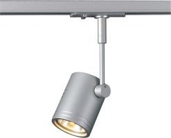 SLV BIMA I Leuchtenkopf fr 1-Phasen Schiene, silbergrau