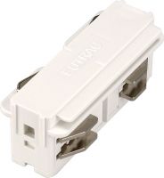 Eutrac 3 Fases Conector Longitudinal, elctrico, blanco