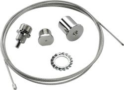 Eutrac wire suspension length: 3m colour: silver