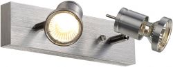 SLV ASTO II GU10 Spot, aluminium-brushed