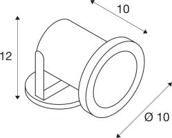 SLV NAUTILUS MR16, IP67, Edelstahl