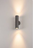 SLV ASTINA, outdoor wall light, TCR50-SE, IP44, round, up/down, anthracite
