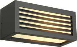 SLV BOX-L, outdoor wall light, TC-(D,H,T,Q)SE, IP44, square, anthracite, m