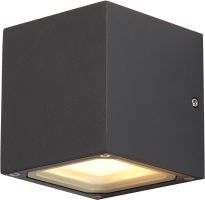 SLV SITRA CUBE, luminaria de pared de exterior, TCR-TSE, IP44, antracita, 