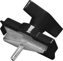Leuchtenadapter fr S-TRACK 3Phasen-Aufbauschiene, mechanisch, schwarz