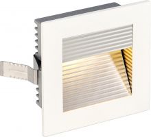 SLV FRAME CURVE, recessed fitting, LED, 3000K, square, matt white, incl. l