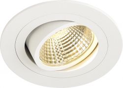 SLV NEW TRIA LED DL ROUND Set, Downlight, mattweiss, 6W, 38, 3000K,