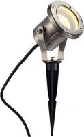 SLV NAUTILUS SPIKE, outdoor spike luminaire, QPAR51, IP55, stainless steel