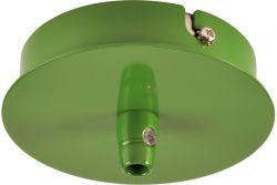 SLV CEILING PLATE FITU single ceiling plate, round, fern-green, incl. stra