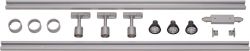 SLV PURI TRACK, kit rail 1 allumage, intrieur, gris argent, GU10/LED GU10