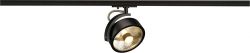 SLV KALU TRACK QPAR111 Leuchten- kopf, schwarz, inkl. 1P.-Adapter