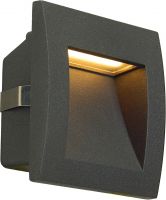 SLV DOWNUNDER OUT LED S, outdoor recessed wall light, LED, 3000K, anthraci