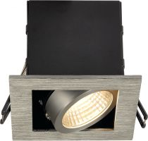 SLV KADUX 1 SET, luminaria empotrada, de una llama, led, 3000 K, angular, 