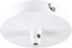 SLV CEILING PLATE FITU single ceiling plate, round, white, incl. strain-re
