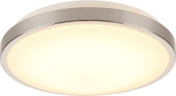 SLV MARONA, ceiling light, LED, 3000K, round, brushed aluminium, 4x3W