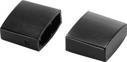 SLV END CAPS, for 240V track EASYTEC II, 2 pieces, black
