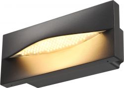 SLV ADI Outdoor Wandeinbauleuchte, LED, 3000K, IP55, anthrazit, 15,4W