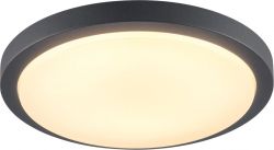 SLV AINOS, ceiling light, LED, 3000K, round, anthracite