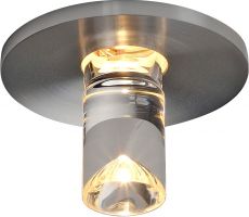 SLV LIGHTPOINT, encastr de plafond intrieur, chrome, LED, 1W, 3000K