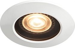 SLV VARU QPAR51 DL, Outdoor Deckeneinbauleuchte, schwarz/wei, IP20/65