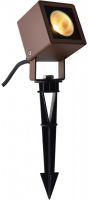 SLV NAUTILUS 10 Spike, LED outdoor ground spike luminaire, rust coloured I