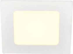 SLV SENSER 12, encastr de plafond intrieur, carr, blanc mat, LED, 6W, 3