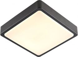 SLV AINOS SQUARE Outdoor, luminaria LED de pared y techo, antracita, CCT s