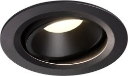SLV NUMINOS MOVE DL L, Indoor LED Deckeneinbauleuchte schwarz/schwarz 400