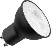 SLV LED lightbulb QPAR51, GU10, 3000K, black