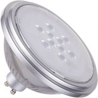 SLV QPAR111 GU10, ampoule LED, argent, 7 W, 3000 K, IRC90, 25