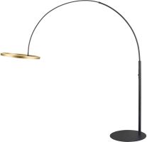 SLV ONE BOW FL, Stehleuchte schwarz/messing 20W 1200/1200lm 2700/3000K CRI