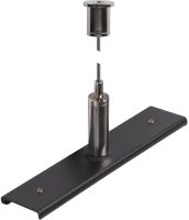 SLV Schienenverstrkungsplatte mit Aufhngungsset, 48V TRACK, 3m Drahtseil
