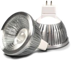 ISOLED MR16 LED Strahler 5,5W COB, 70, warmwei, dimmbar