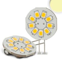 ISOLED G4 LED 9SMD, 1.5W, warm white, pin on side